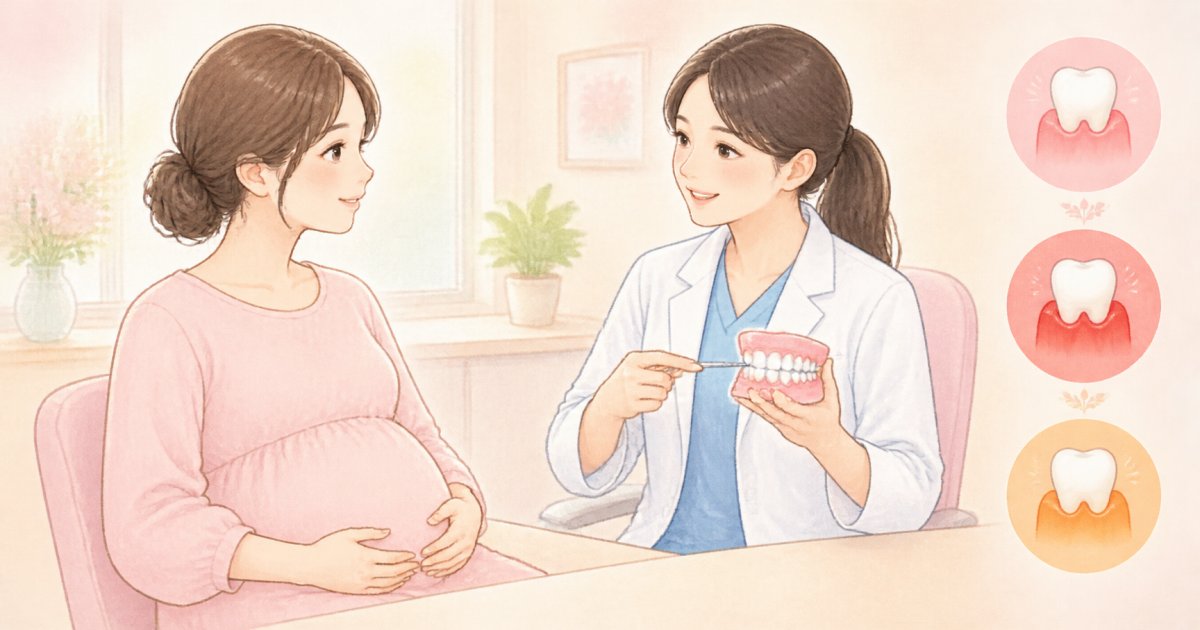 妊娠性歯肉炎を放置するリスクと、出血から判断できないこと